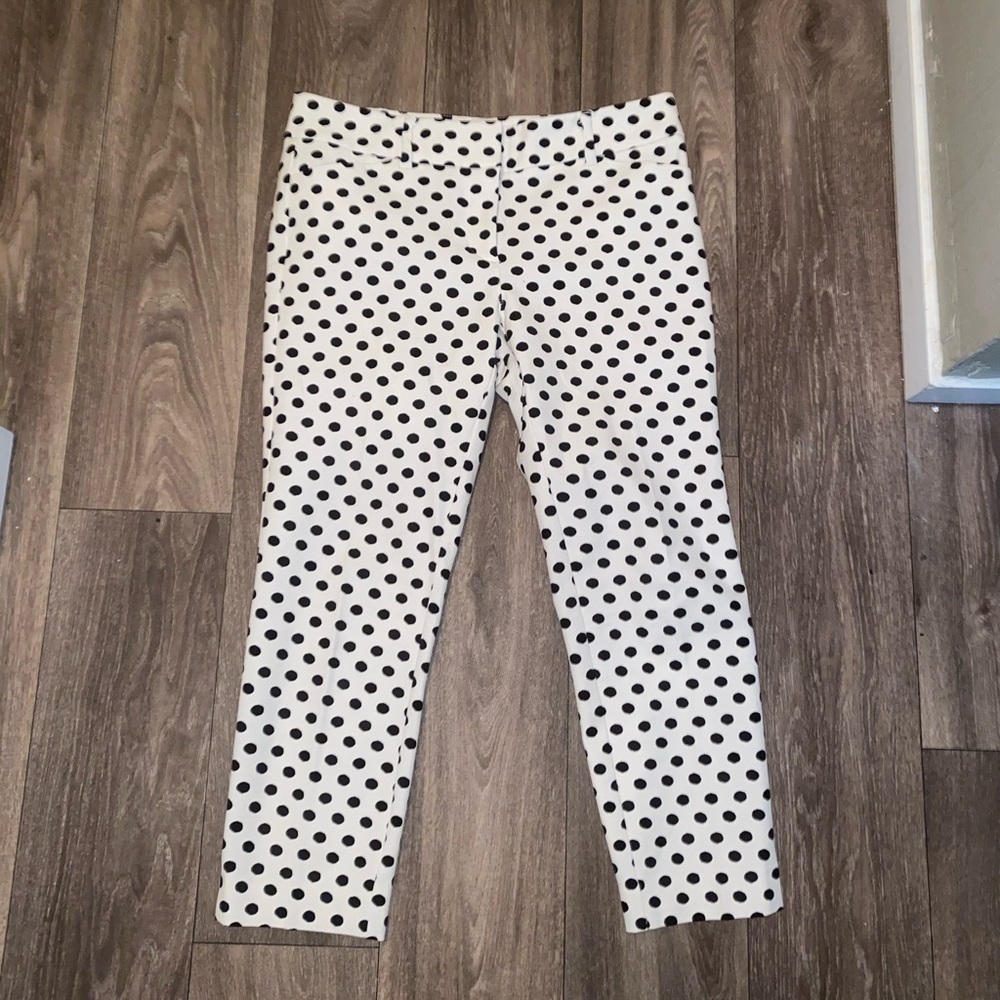 Polka Dotted Capri Slacks